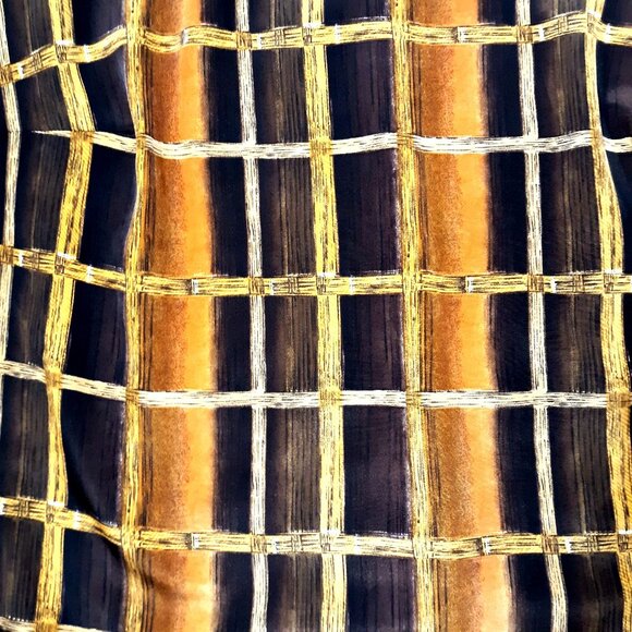 Grove Avenue Women 24 Shell Blouse Brown Short Sleeve Vintage - Picture 3 of 6